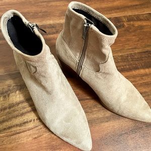 Franco Sarto Sueded Ankle Bootie